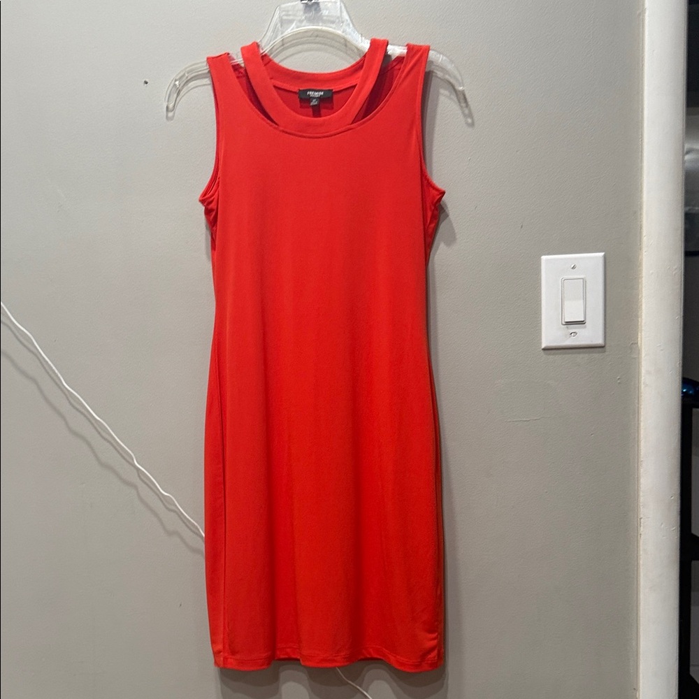 Premise Vibrant Red Mini Dress